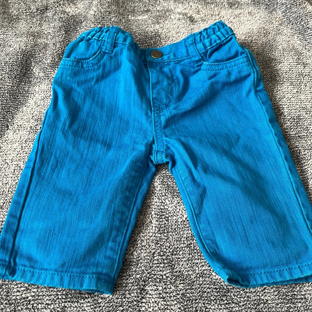Boys Blue Denim— 3-6 months